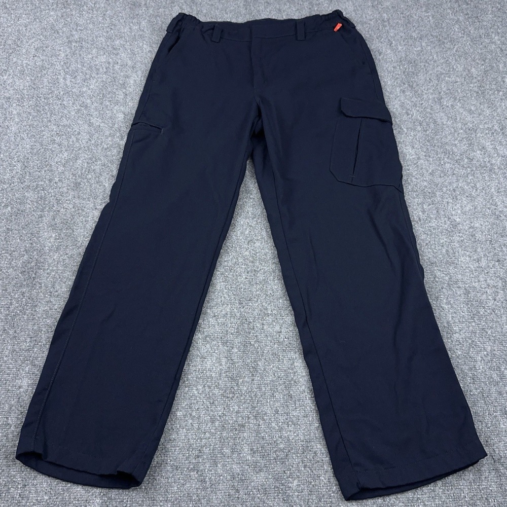 Bulwark FR IQ Series Cargo Men's Pants FITS 34x31 Navy Flame Resistant Workwear